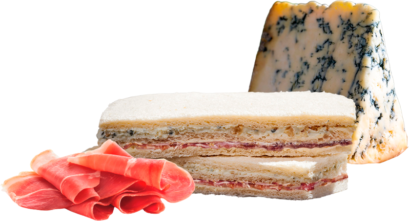 Sándwich Jamón Crudo, Roquefort