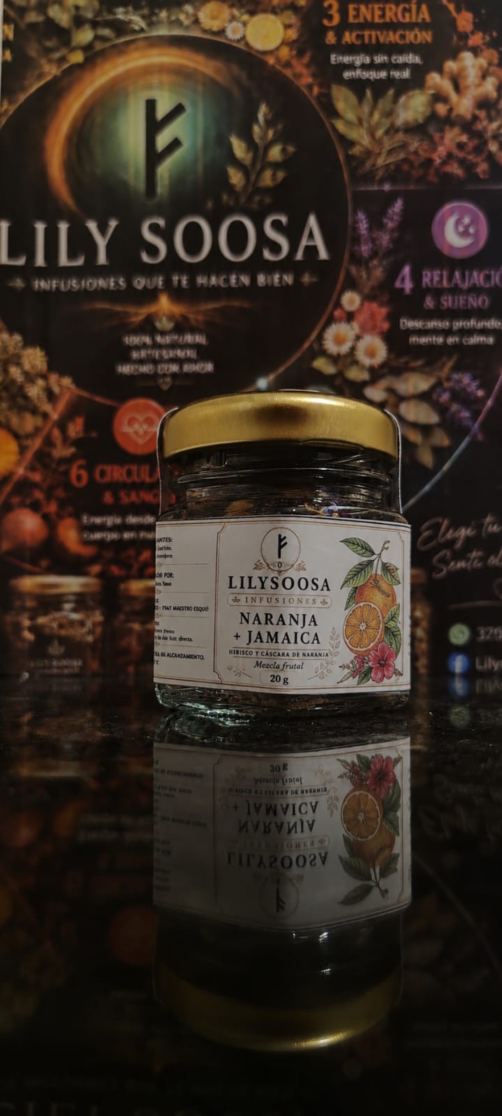 Naranja + Jamaica o Cáscara