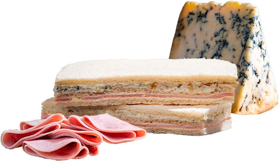 Sándwich Jamón y Roquefort