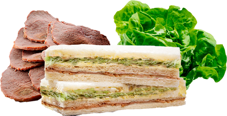 Sándwich Ternera y Lechuga