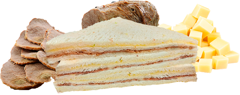 Sándwich Ternera y Queso