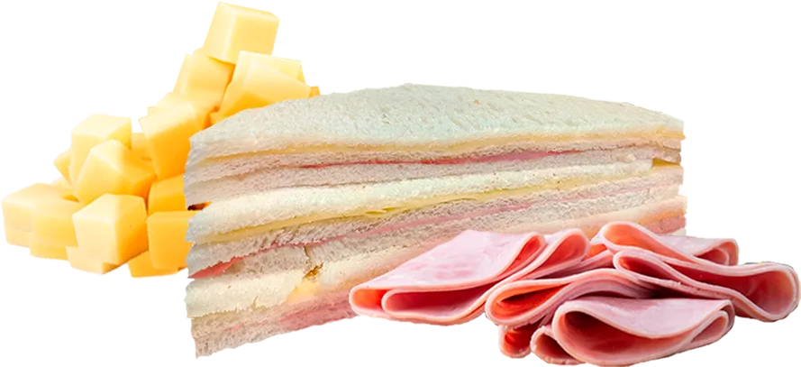 Sandwich Jamon y queso