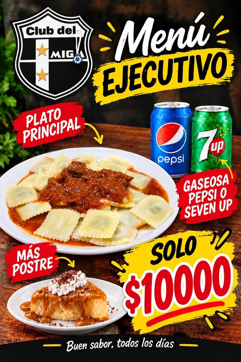menú ejecutivo